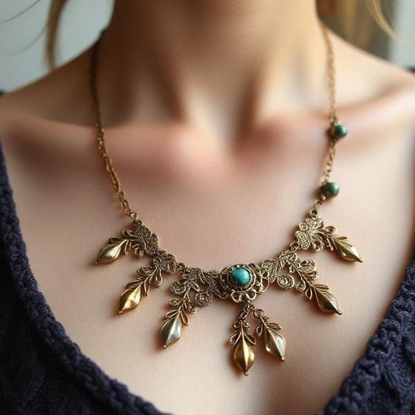 Collier orné